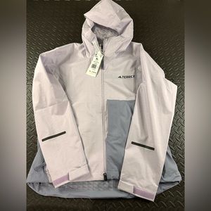 Women's Adidas Terrex Multi RAIN.RDY 2.5-Layer Rain Windbreaker Jacket SZ. XL